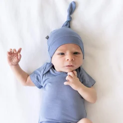 New Kyte Baby Knotted Cap in Slate