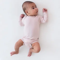 Kyte Baby Long Sleeve Bodysuit in Blush