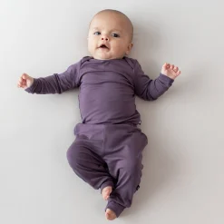 Clearance Kyte Baby Long Sleeve Bodysuit in Currant