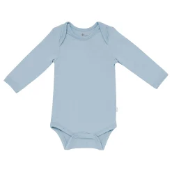 Sale Kyte Baby Long Sleeve Bodysuit in Fog