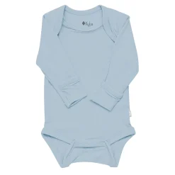 Sale Kyte Baby Long Sleeve Bodysuit in Fog