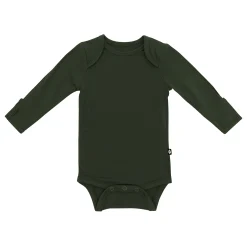 Hot Kyte Baby Long Sleeve Bodysuit in Fir