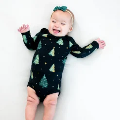 Online Kyte Baby Long Sleeve Bodysuit in Twinkle Tree