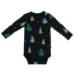 Online Kyte Baby Long Sleeve Bodysuit in Twinkle Tree