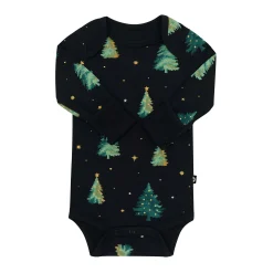 Online Kyte Baby Long Sleeve Bodysuit in Twinkle Tree