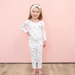 Outlet Kyte Baby Long Sleeve Pajamas in Bow