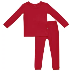 Clearance Kyte Baby Long Sleeve Pajamas in Cardinal