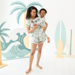 New Kyte Baby Long Sleeve Pajamas in Dew Surf