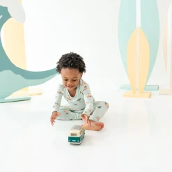New Kyte Baby Long Sleeve Pajamas in Dew Surf