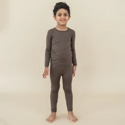 Kyte Baby Long Sleeve Pajamas in Espresso