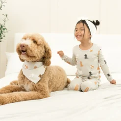 Clearance Kyte Baby Long Sleeve Pajamas in Fluffy Dog