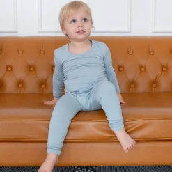 Clearance Kyte Baby Long Sleeve Pajamas in Fog