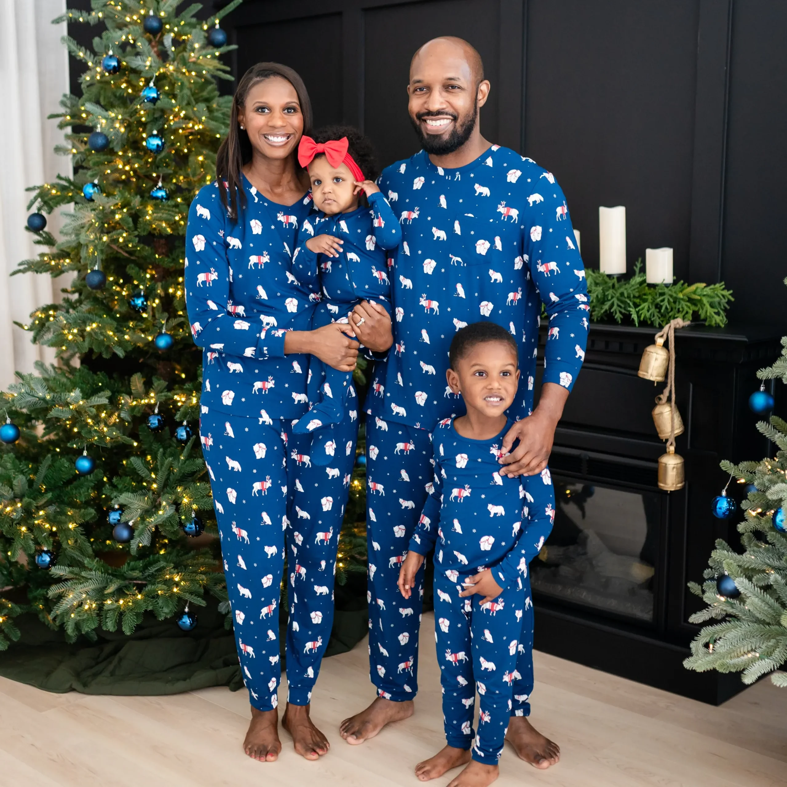 Clearance Kyte Baby Long Sleeve Pajamas in Frosty Friends