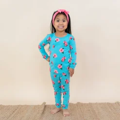 Outlet Kyte Baby Long Sleeve Pajamas in Hibiscus