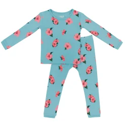 Outlet Kyte Baby Long Sleeve Pajamas in Hibiscus