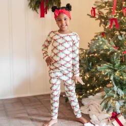 Discount Kyte Baby Long Sleeve Pajamas in Holiday Bow