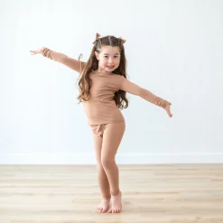 Best Kyte Baby Long Sleeve Pajamas in Latte