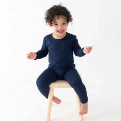 Online Kyte Baby Long Sleeve Pajamas in Navy