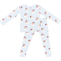 Discount Kyte Baby Long Sleeve Pajamas in Vintage Santa
