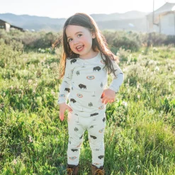 Sale Kyte Baby Long Sleeve Pajamas in Yellowstone