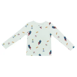 Best Kyte Baby Long Sleeve Toddler Crew Neck Tee in Superman™