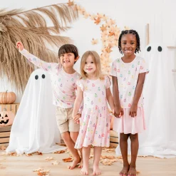 Online Kyte Baby Long Sleeve Toddler Crew Neck Tee in Pastel Ghost