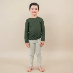 Kyte Baby Long Sleeve Toddler Crew Neck Tee in Fir