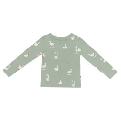 Discount Kyte Baby Long Sleeve Toddler Crew Neck Tee in Silly Goose