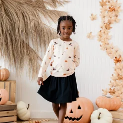 Outlet Kyte Baby Long Sleeve Toddler Crew Neck Tee in Bewitched