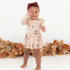 Sale Kyte Baby Long Sleeve Twirl Bodysuit Dress in Gilmore Girls