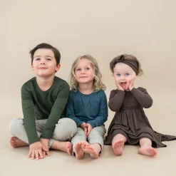 Sale Kyte Baby Long Sleeve Twirl Dress in Espresso