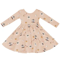 Clearance Kyte Baby Long Sleeve Twirl Dress in Gilmore Girls