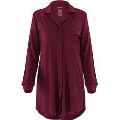 Clearance Kyte Baby Long Sleeve Women’s Nightshirt in Burgundy
