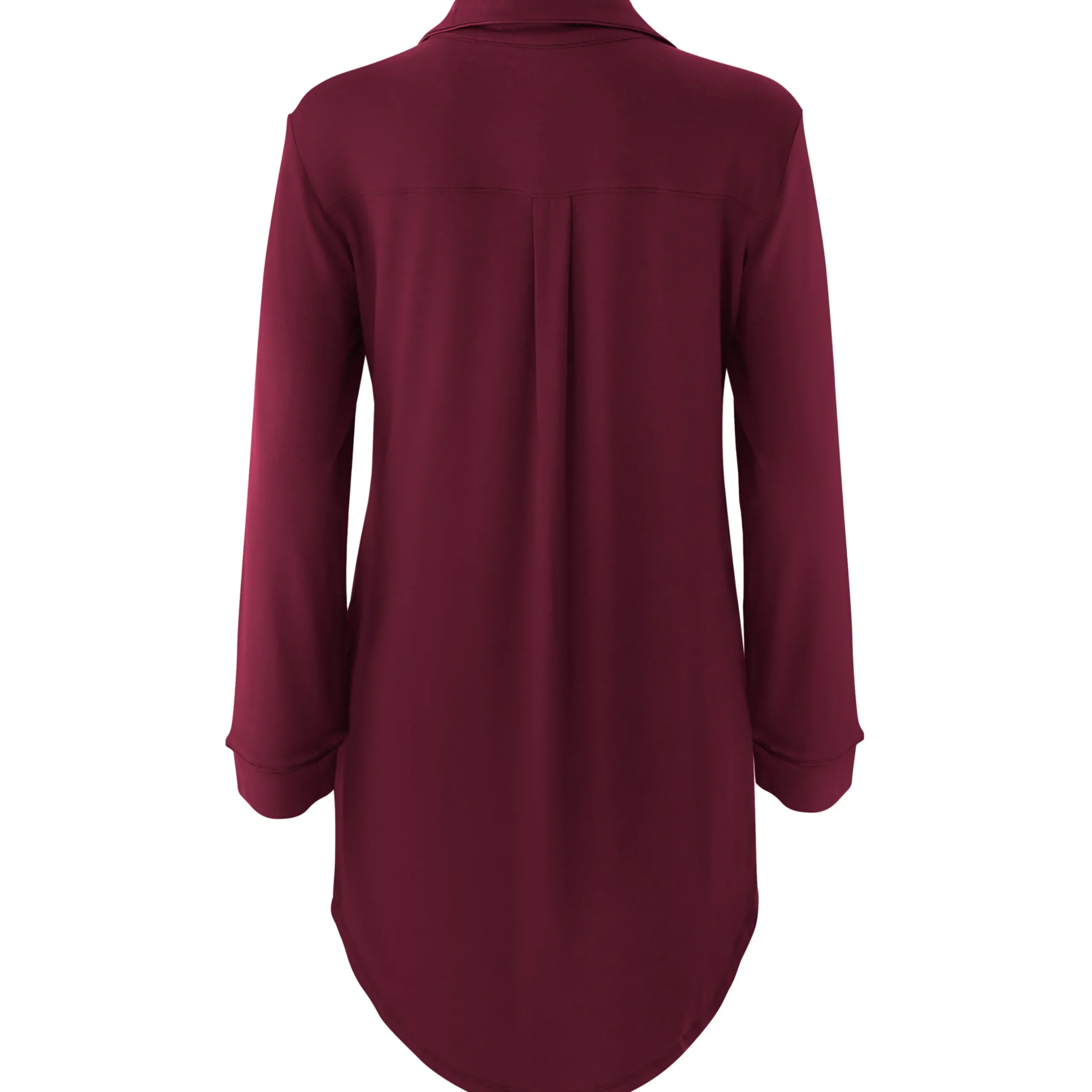 Clearance Kyte Baby Long Sleeve Women’s Nightshirt in Burgundy