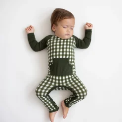 Outlet Kyte Baby Longall in Gingham Fir