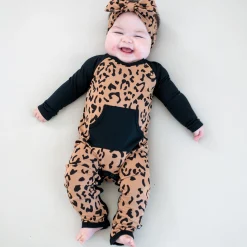 Clearance Kyte Baby Longall in Latte Leopard