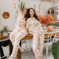 New Kyte Baby Long-Sleeved Women's Pajama Set in Bewitched