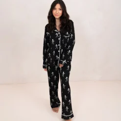 Online Kyte Baby Long-Sleeved Women's Pajama Set in Skeleton