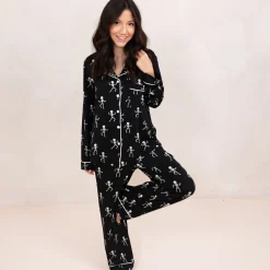 Online Kyte Baby Long-Sleeved Women's Pajama Set in Skeleton