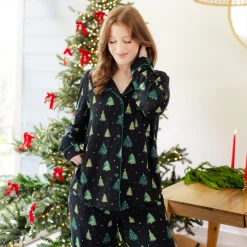 Discount Kyte Baby Long-Sleeved Women's Pajama Set in Twinkle Tree