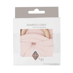 Discount Kyte Baby Lovey in with Removable Wooden Teething Ring Blush