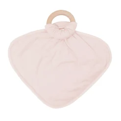 Discount Kyte Baby Lovey in with Removable Wooden Teething Ring Blush