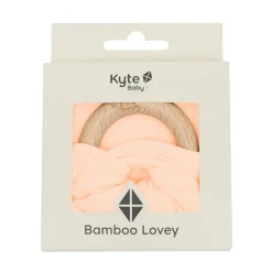 New Kyte Baby Lovey in with Removable Wooden Teething Ring Canyon