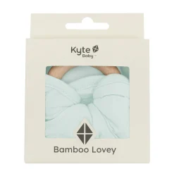 Kyte Baby Lovey in with Removable Wooden Teething Ring Dew