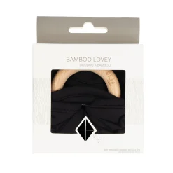 Online Kyte Baby Lovey in with Removable Wooden Teething Ring Midnight