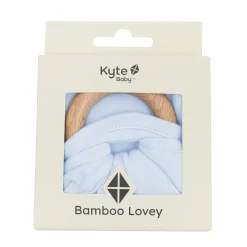 Hot Kyte Baby Lovey in with Removable Wooden Teething Ring Mist