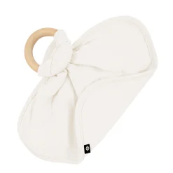 Discount Kyte Baby Lovey in with Removable Wooden Teething Ring Oat