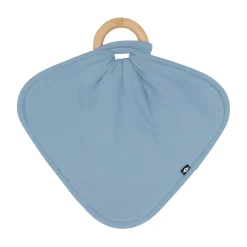 Sale Kyte Baby Lovey in with Removable Wooden Teething Ring Slate