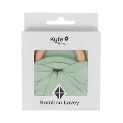 New Kyte Baby Lovey in Thyme with Removable Teething Ring