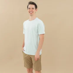 Discount Kyte Baby Men's Crew Neck Tee in Dew